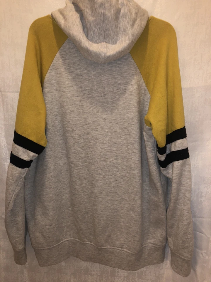 Nickelodeon Bob Esponja Pantalones Cuadrados Plancton DIVERTIDO Sudadera con Capucha Adulto L Gris Amarillo RARO Foto 4 de 4