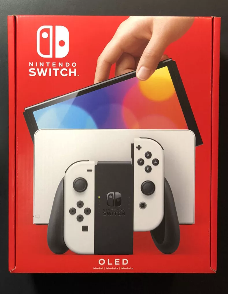  Nintendo Switch Modelo OLED con consola Joy-Con blanca