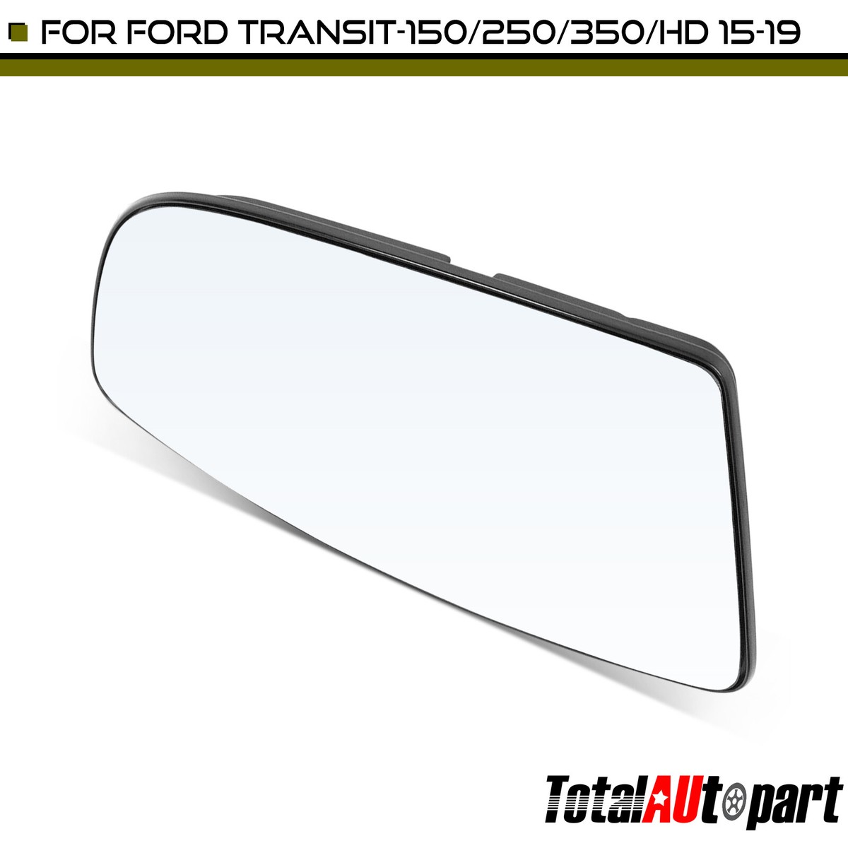 Left Side, UK Passenger Side, Nearside Wing irror Upper Glass (Non