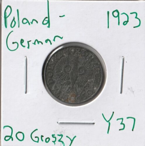Coin Poland (German) 20 Groszy 1923 Y37