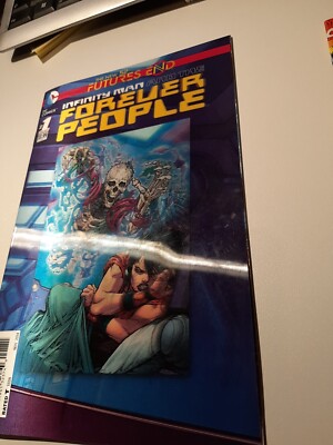 US DC Infinity Man and the Forever People Futures End  #1 3-D lenticular Cover