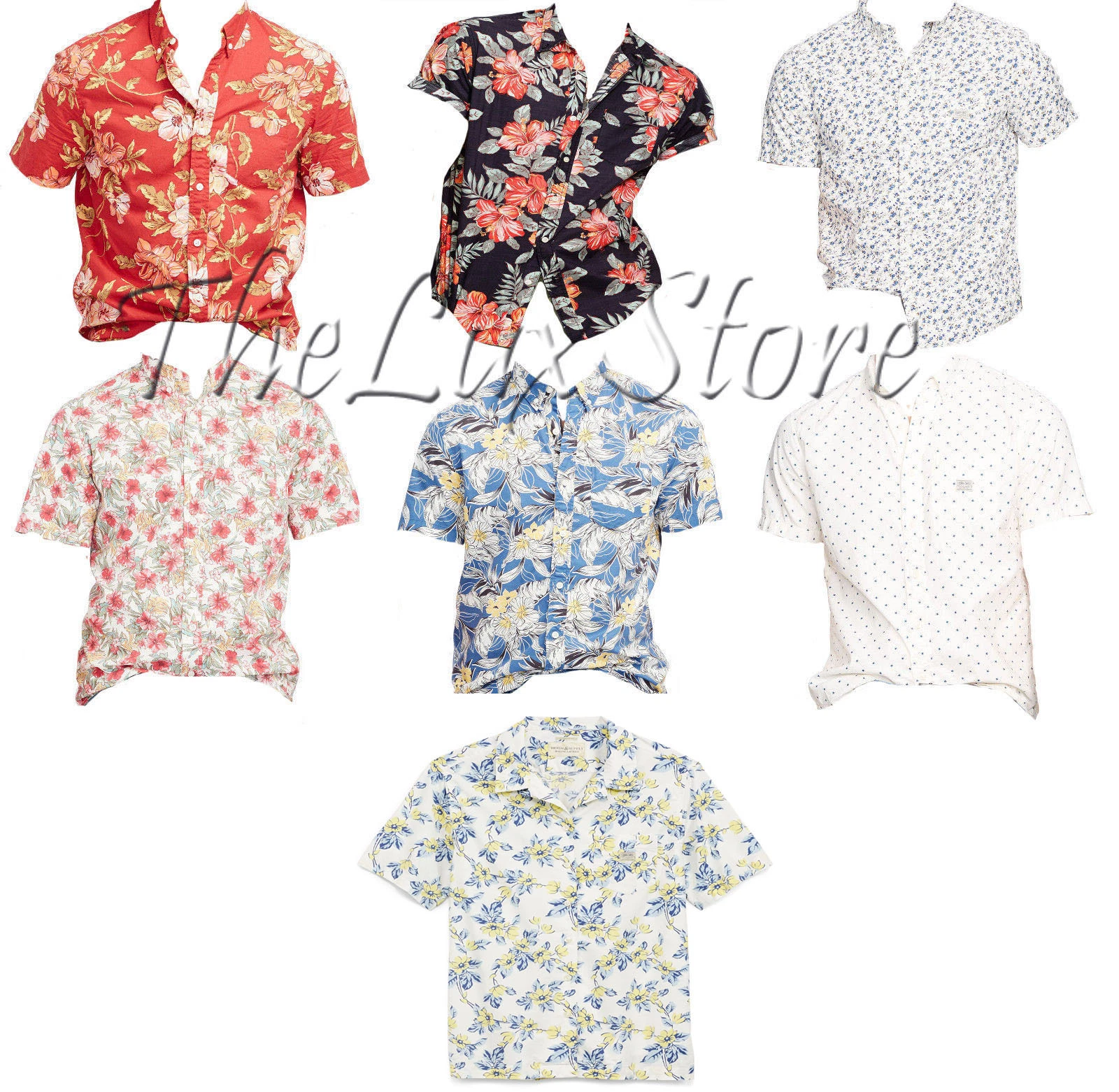 Polo Ralph Lauren Denim & Supply Mens Floral Short Sleeve Button Down Shirt New