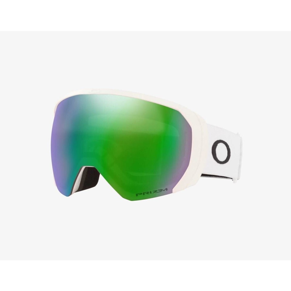 Oakley Flight Path L Matte White Prizm Snow Jade Iridium Ski