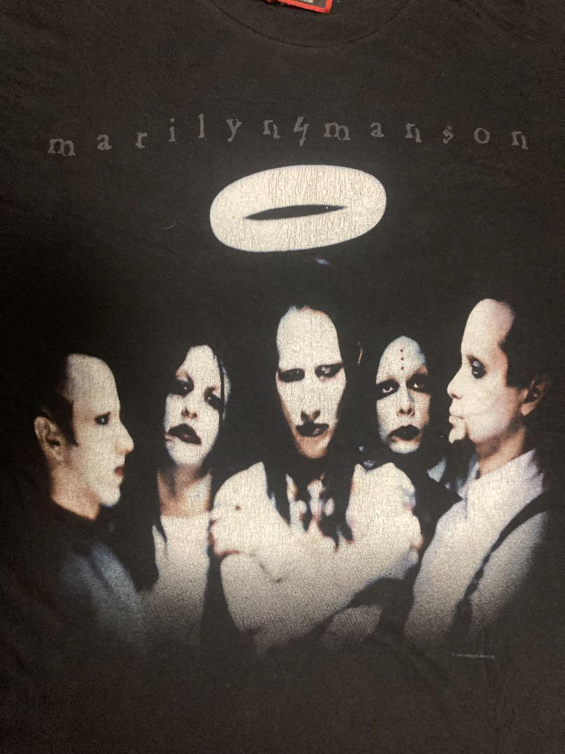 Gem Marilyn Manson Vintage T-shirt XL Official Tag Angel Ring 