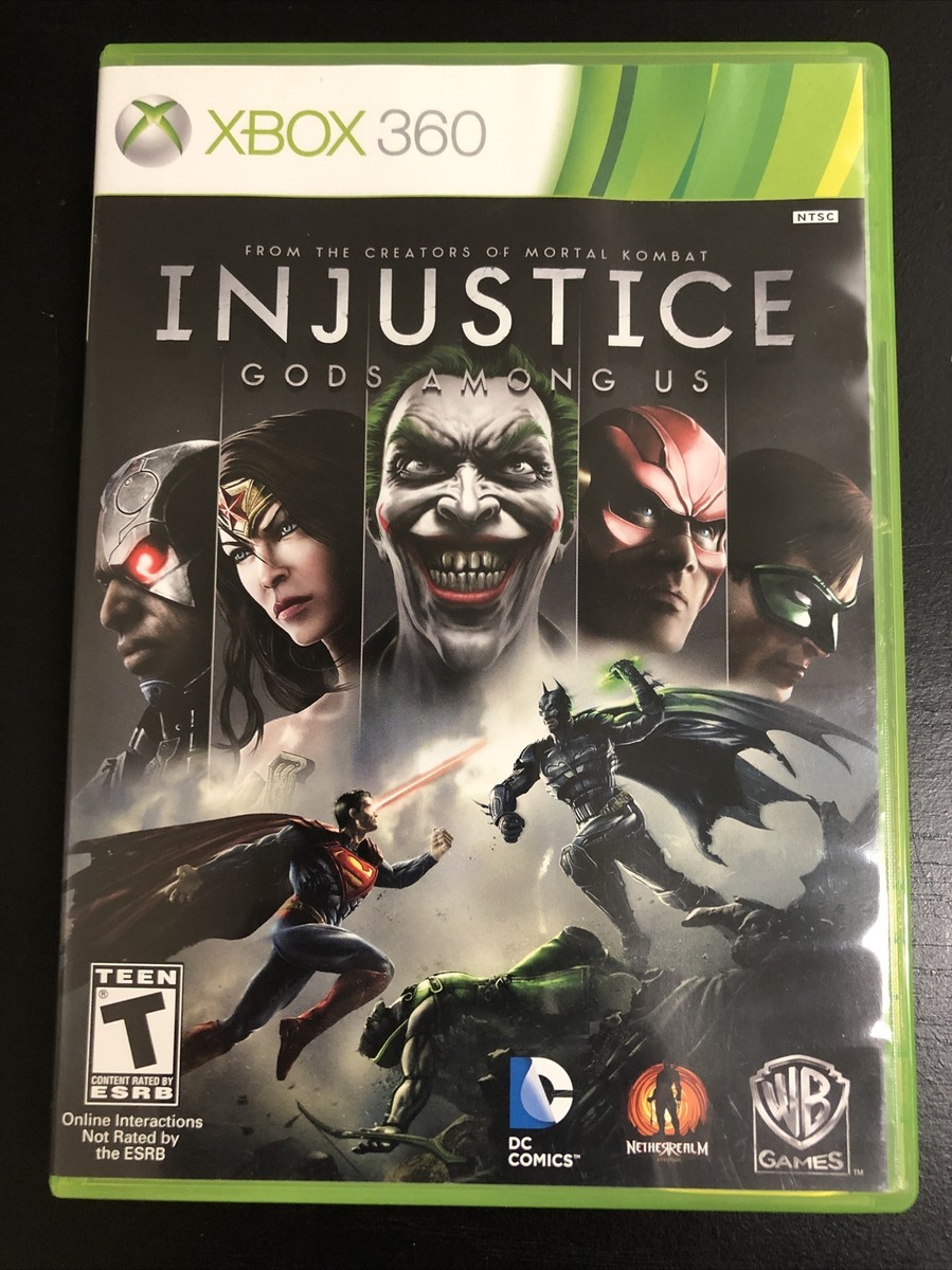 Injustice Gods Among Us Microsoft Xbox 360 Video Game Complete
