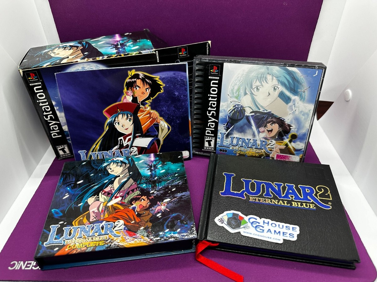 Sony PS1 Lunar 2: Eternal Blue Complete in Box w Guide&Soundtrack