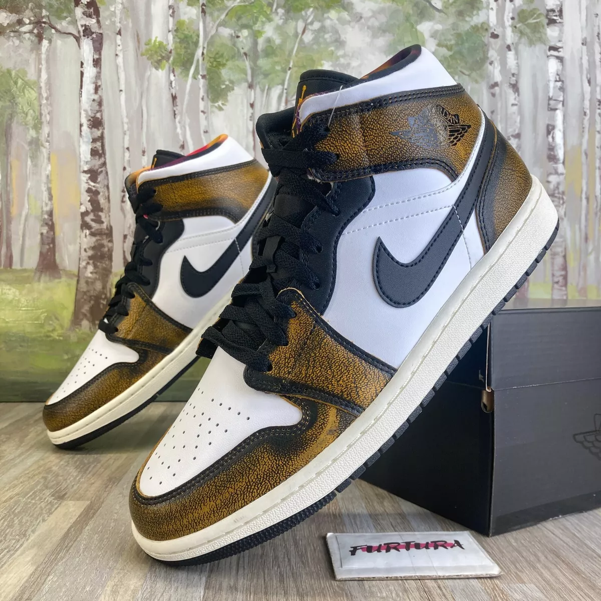 Nike Air Jordan 1 Mid SE 'Wear Away' DQ8417-071 Men'