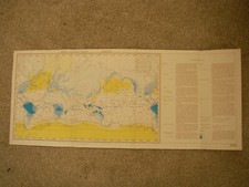 Navy Hydrography map World Climatic Chart January published 1970