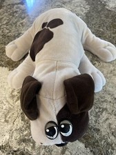 Vintage POUND PUPPIES Gray with Brown Spots Puppy Dog 18" Plush - Tonka