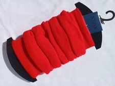 1980s Style Neon Ladies Girls Bright Rich Red Leg Warmers Dance Ballet Hen Party
