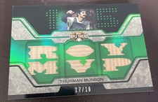 2008 TOPPS TRIPLE THREADS THURMAN MUNSON  6X TRIPLE RELICS 17/18 YANKEES👍