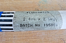 EUROBRAZE 410 FLUX COATED BRAZING RODS 2.4mm WELDING STICK FILLER 500mm Long x 6
