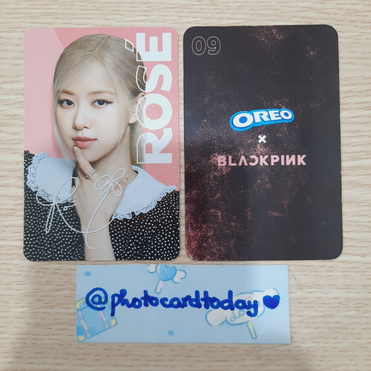 BLACKPINK OREO LIMITED EDITION OFFICIAL PHOTOCARD PC KPOP