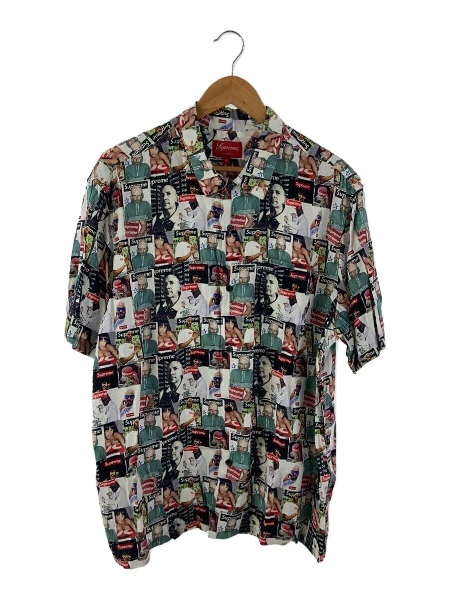 Chemise Supreme manches courtes XL rayonne multicolore partout occasion