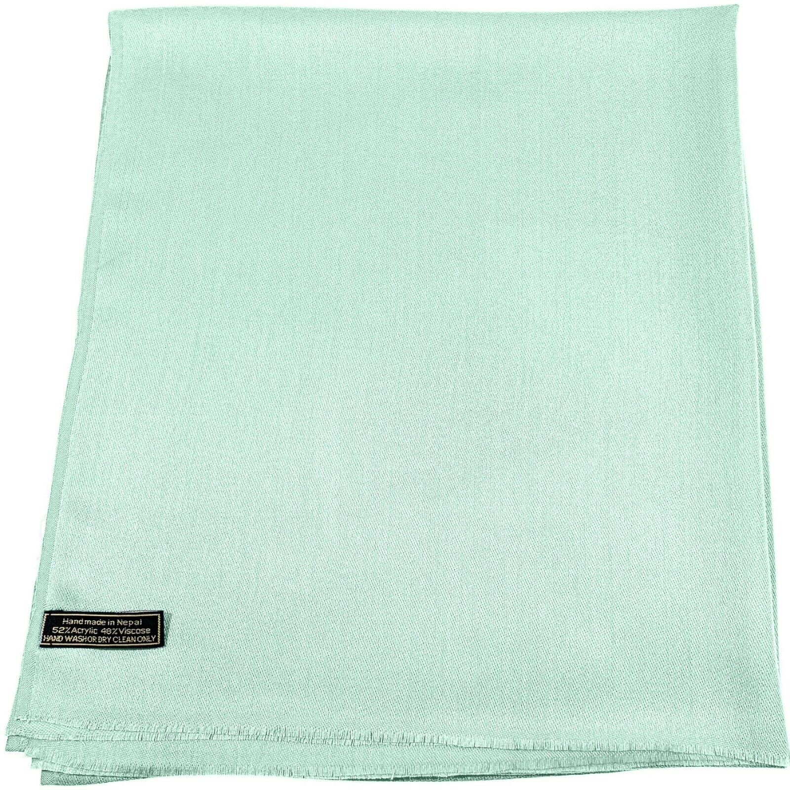 CJ Apparel Celeste Fringe Solid Colour Nepalese Shawl Seconds Scarf Stole NEW