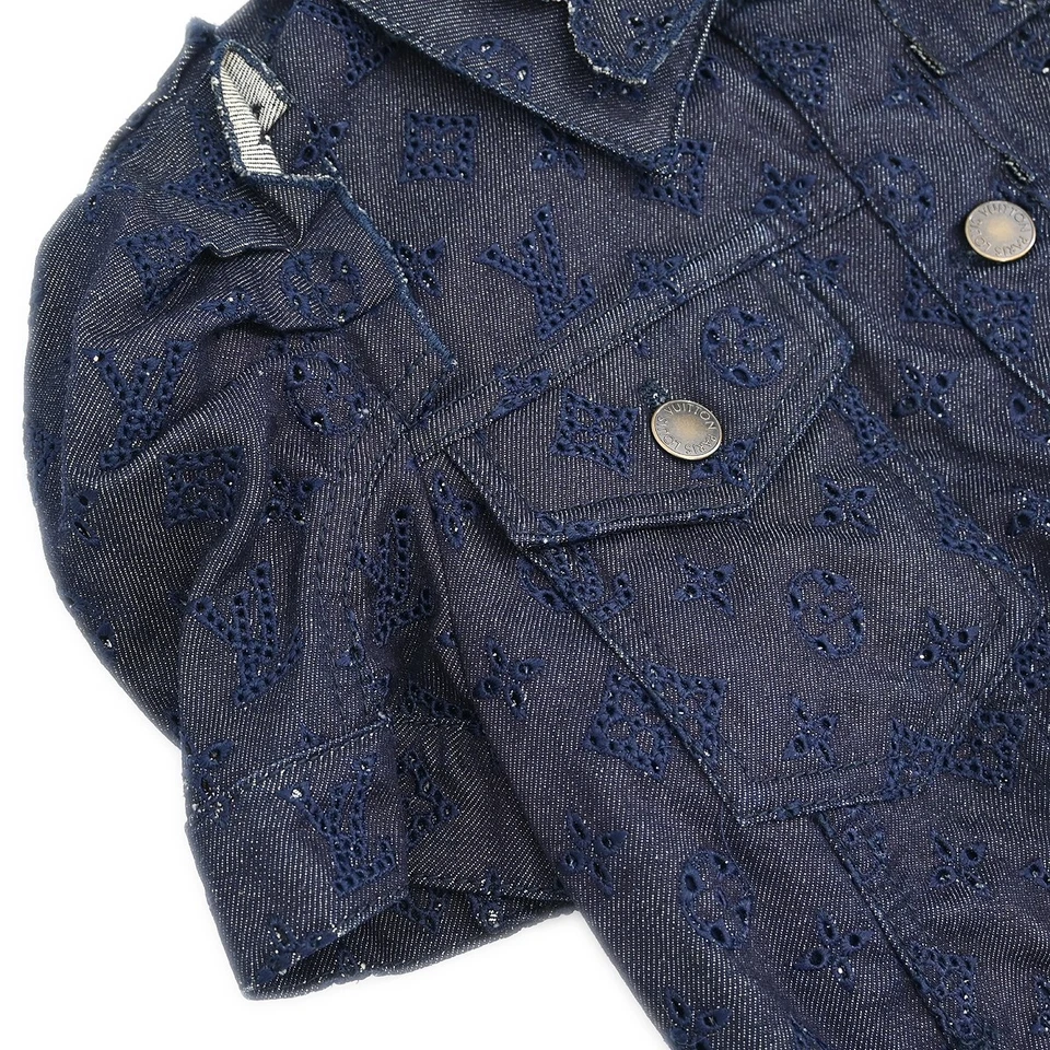 Louis Vuitton установка костюм куртка юбка темно-синий RW101W #34 124293 - Изображение 3 из 4