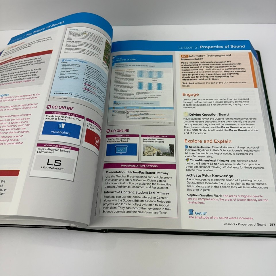 Inspire Science Physical Science with Earth, G912 Teacher Edition