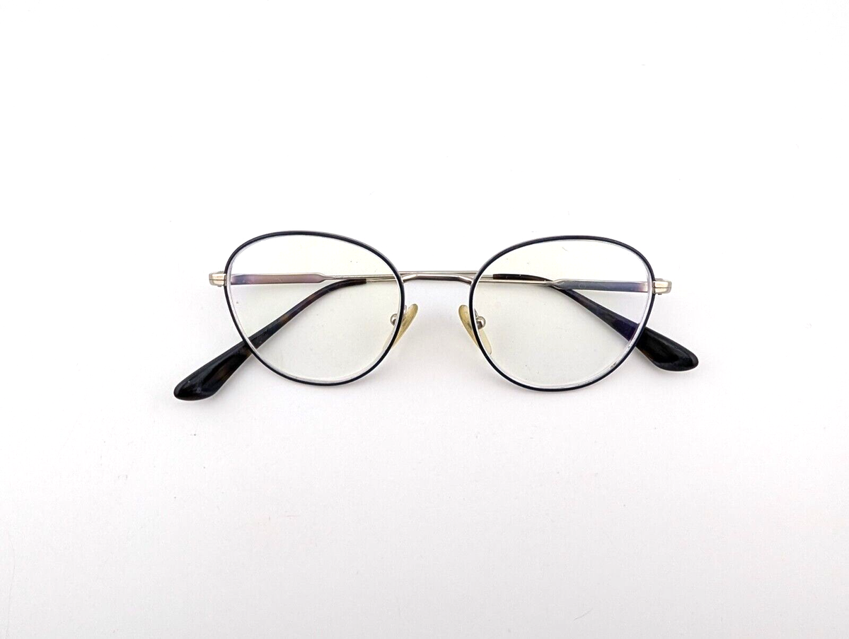 Prada Eyeglasses, Frames Only, VPR 52V 260 Blue/Silver, 50-19