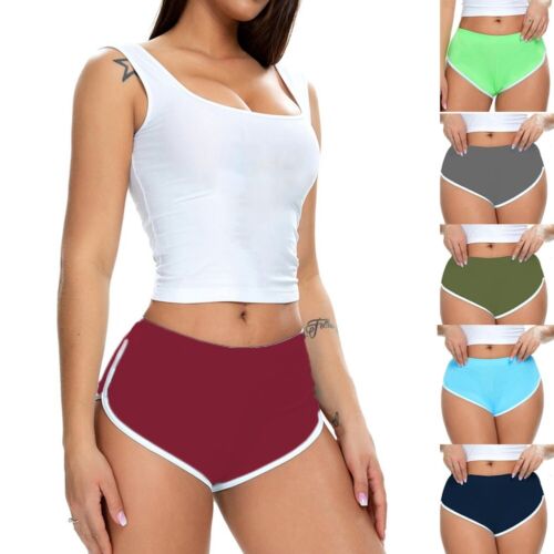 Fashion Shorts Running Solid color Sports Stretch Summer Underwear Beach Yoga - Bild 1 von 44