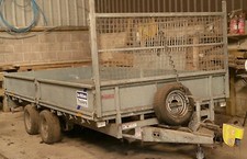 Ifor williams drop side trailer