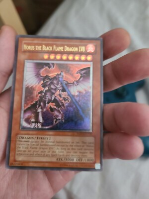Yugioh Horus The Black Flame Dragon LV8 SOD-EN008 Ultimate Rare 1st Edition 