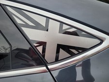 Mondeo mk4 union jack rear quarter window decals
