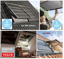 VELUX Hitzeschutz-Markise MHL / Solar SSS 0000S Verdunkelung WetteAußenrollladen