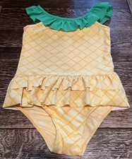 Gymboree Girls 1PC Pineapple Swimsuit Sz 8 Great Condition