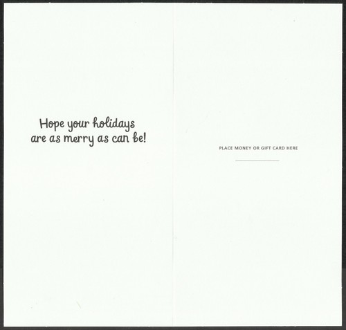 SNOOPY & WOODSTOCK, CHRISTMAS CARD FOR GIFT CARD 2021, VERY NICE, FROM HALLMARK - Picture 4 of 6