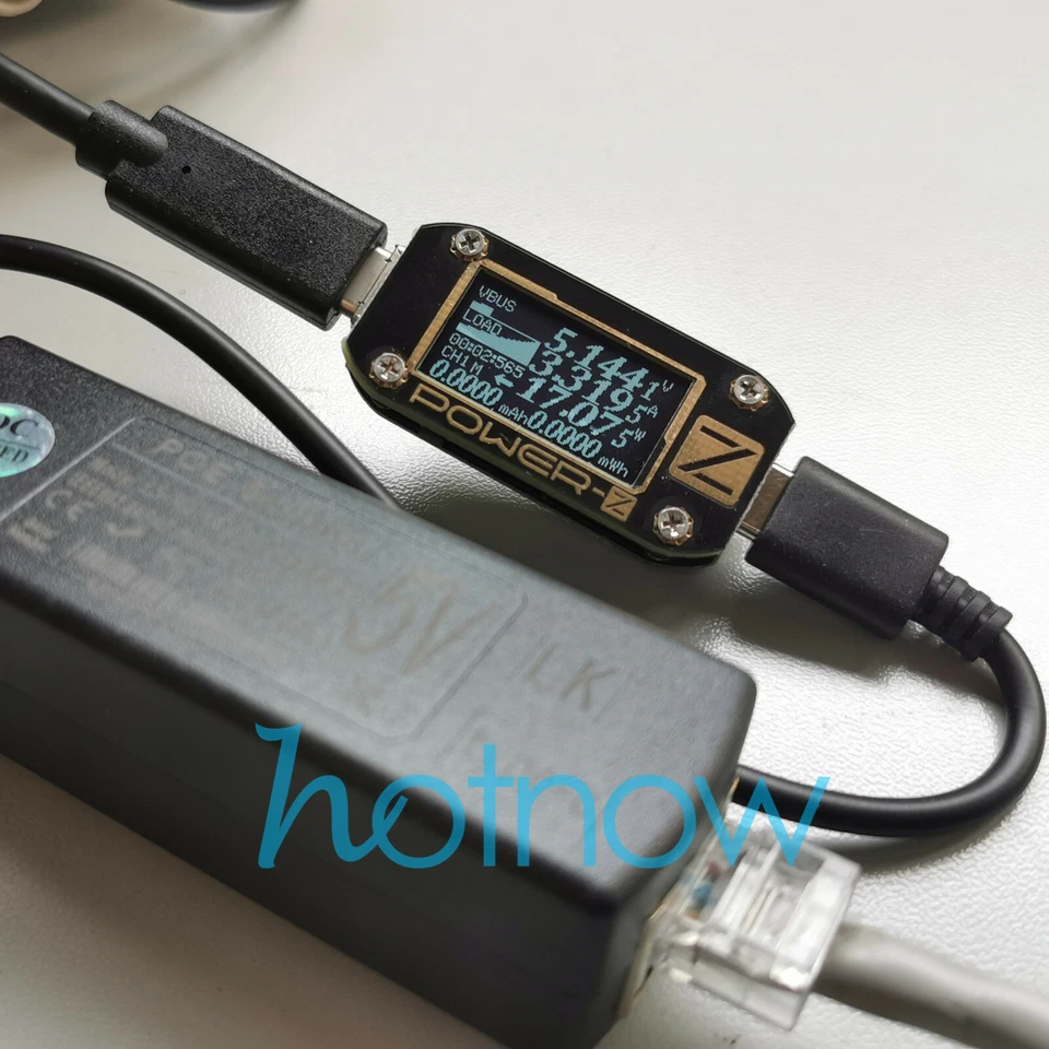 USB TYPE C 5V 2.4A Active PoE Splitter Power Over Ethernet 802.3af 100mbps - Image 4 of 4