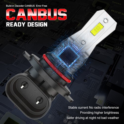 6* For 2015-2020 GMC Yukon XL Combo LED Headlight Bulbs High/Low Beam+Fog Light - Foto 7 di 17