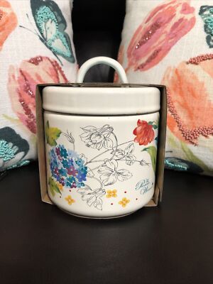 The Pioneer Woman Blooming Bouquet Enamel-on-Steel Grease Strainer