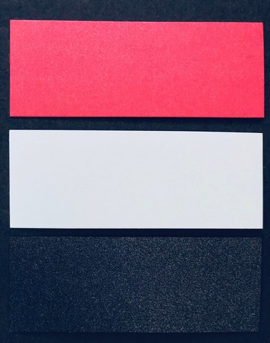 Layering Panel 33mm x 87mm straight edged card topper/embellishments pk10 - Picture 2 of 3
