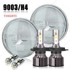 Pair 7" Inch Hi/Low Beam DRL LED Headlight E MARKED For Opel GT 1970 1972 1973