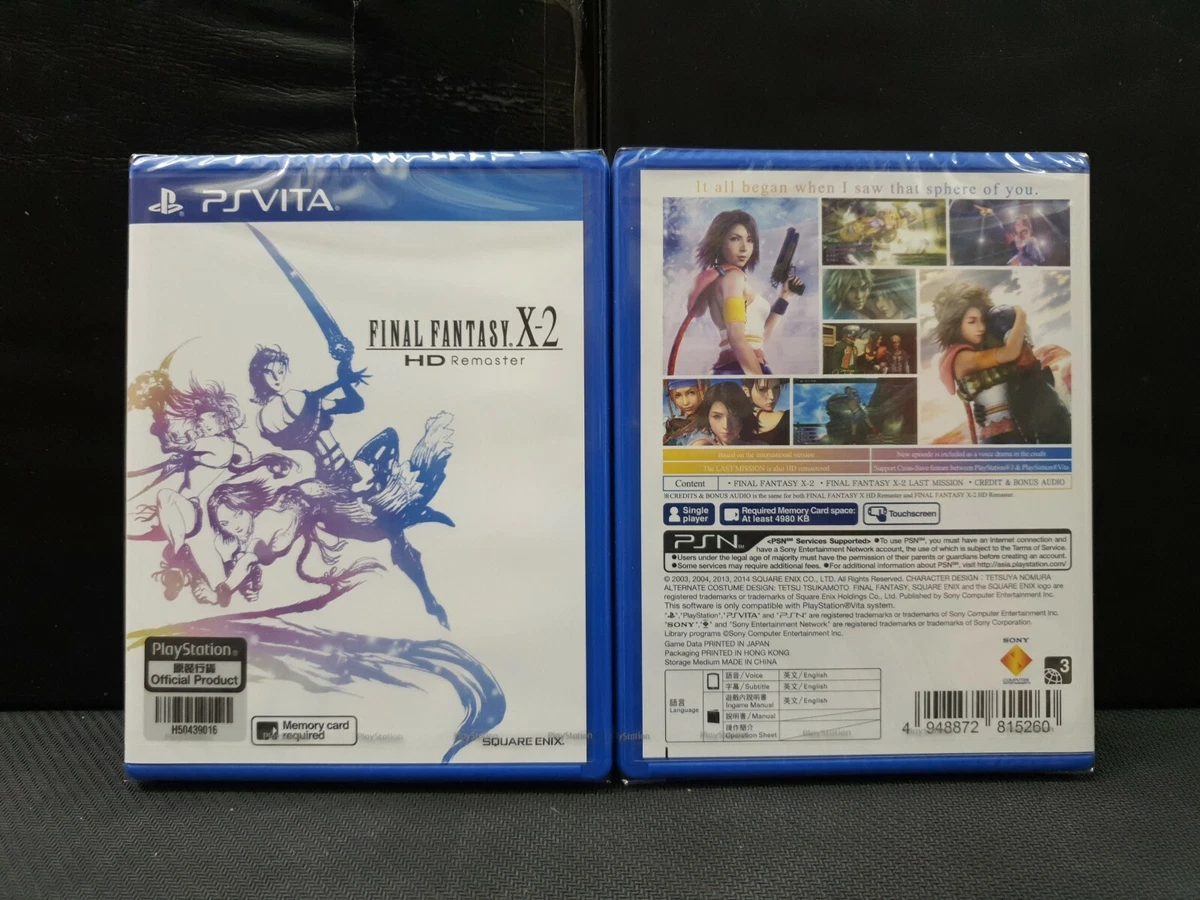 ASIA ENGLISH VER) PSV PS Vita Final Fantasy X-2 HD FFX2 HD