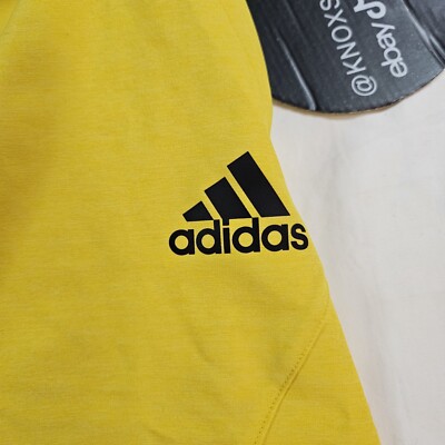 Adidas Axis Woven Shorts Bold Gold Yellow 6
