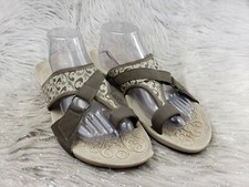 COLUMBIA Sunrise Taupe Slide On Casual Thong Sandals Size US 10 EUR 41