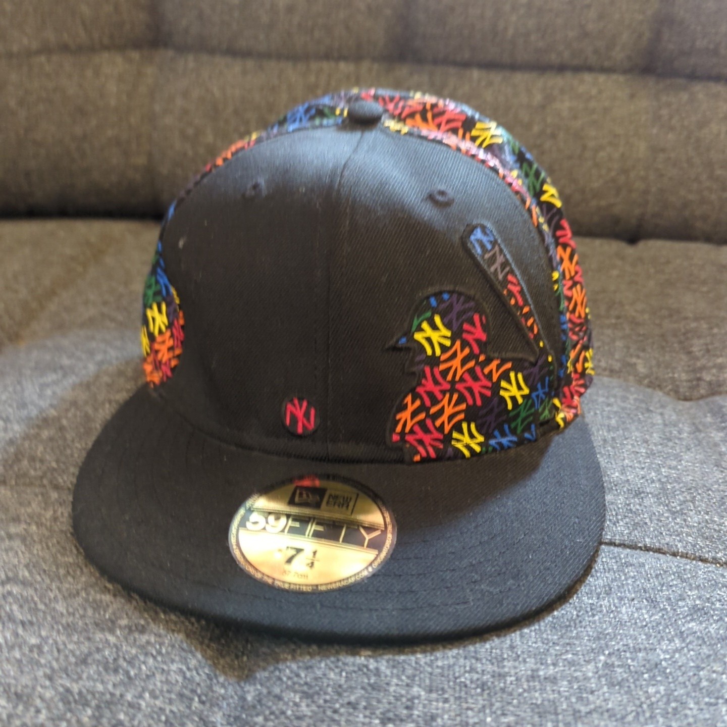 new york yankees rainbow hat