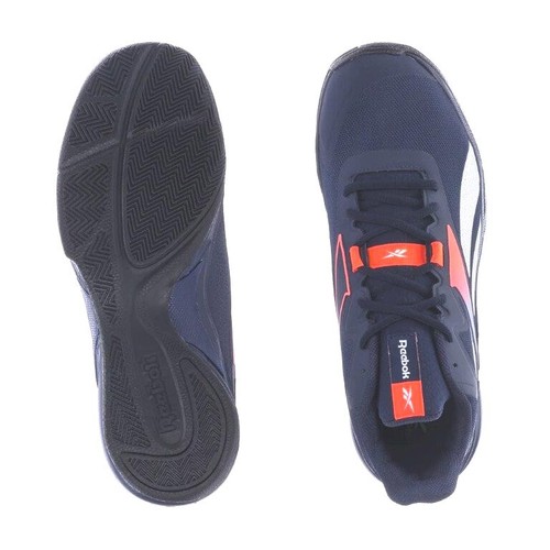 ZAPATILLAS DE BALONCESTO REEBOK MORE CUBOS BAJOS CON CORDONES ZAPATOS MARINOS TALLA 11.5 NUEVAS - Imagen 6 de 6