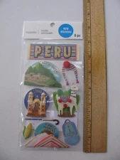 Recollections Dimensional Stickers PERU Lima Machu Picchu Rainbow Mountain Llama