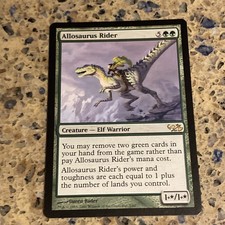Allosaurus Rider 2 Duel Decks: Elves vs. Goblins Regular NM MTG TCG CARD