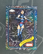 2025 Topps Chrome Marvel #135 PSYLOCKE Spider Web Refractor /399