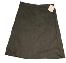 NWT 14th & Union A-Line Skirt WM Size Large Green