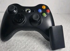 Refurbished OEM Microsoft Black Xbox 360 PC Windows Wireless Controller Tested 