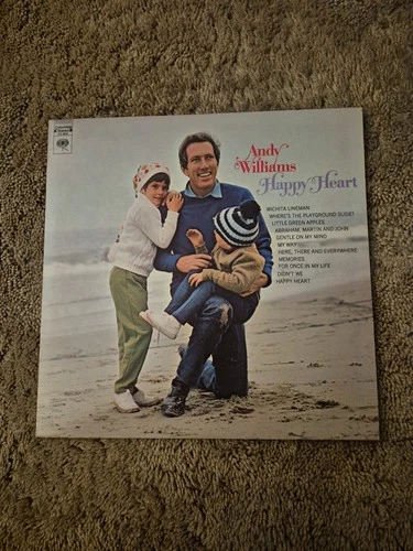 Andy Williams Happy Heart Vintage 1969 Vinyl Record