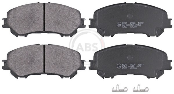 A.B.S. Bremsbelagsatz Scheibenbremse 35045 FüR Renault Nissan Trail Qashqai 2 3-image