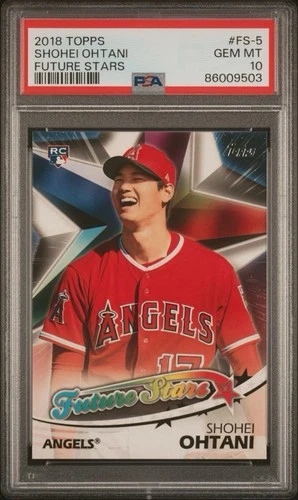 2018 Topps - Shohei Ohtani RC Rookie- Future Stars - #FS-5 - PSA 10