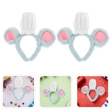 2 Pcs Mouse Chef Hat Costume Accessories Cartoon Cosplay Headband