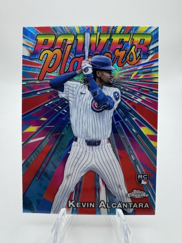 2025 Topps Chrome Update Series - Power Players Kevin Alcantara #PP-18 (RC)