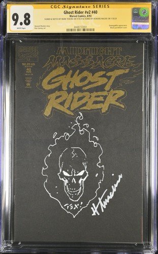 Ghost Rider #v2 #40 Signed/Sketched by Mark Texeira CGC 9.8